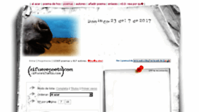 What Sifuesepoeta.com website looked like in 2017 (6 years ago)