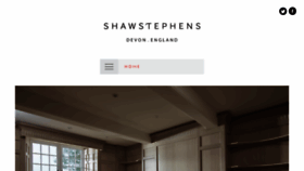What Shawstephens.com website looked like in 2017 (6 years ago)