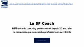 What Sfcoach.org website looked like in 2017 (6 years ago)