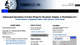 What Submergedonline.com website looked like in 2017 (6 years ago)