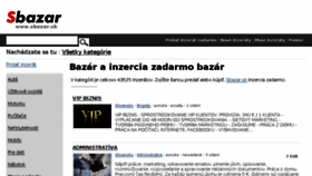 What Sbazar.sk website looked like in 2017 (6 years ago)