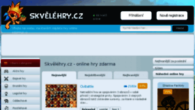 What Skvelehry.cz website looked like in 2017 (6 years ago)
