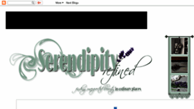 What Serendipityrefined.com website looked like in 2017 (6 years ago)