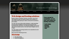 What Stormfront.com.au website looked like in 2017 (6 years ago)