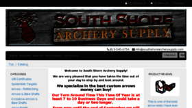 What Southshorearcherysupply.com website looked like in 2017 (6 years ago)