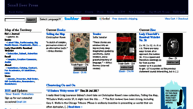 What Smallbeerpress.com website looked like in 2017 (6 years ago)