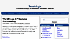 What Semiologic.com website looked like in 2017 (6 years ago)