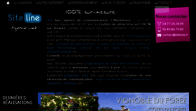 What Siteline.fr website looked like in 2017 (8 years ago)