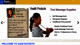 What Siam-secrets-store.com website looked like in 2017 (6 years ago)