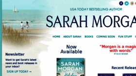 What Sarahmorgan.com website looked like in 2017 (6 years ago)
