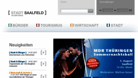 What Saalfeld.de website looked like in 2017 (6 years ago)