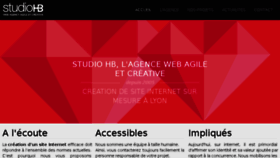 What Studio-hb.fr website looked like in 2017 (6 years ago)