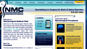 What Sd-neurosurgeon.com website looked like in 2017 (6 years ago)