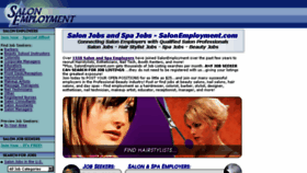 What Salonemployment.com website looked like in 2017 (6 years ago)