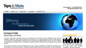 What Signsandmarks.com website looked like in 2017 (6 years ago)