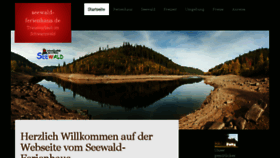 What Seewald-ferienhaus.de website looked like in 2017 (6 years ago)