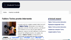 What Studentitorino.it website looked like in 2017 (6 years ago)