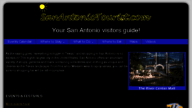 What Sanantoniotourist.com website looked like in 2017 (6 years ago)