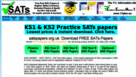 What Satspapers.org.uk website looked like in 2017 (6 years ago)