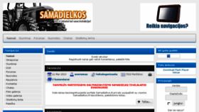 What Samadielkos.lt website looked like in 2017 (6 years ago)