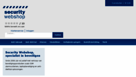 What Securitywebshop.nl website looked like in 2017 (6 years ago)