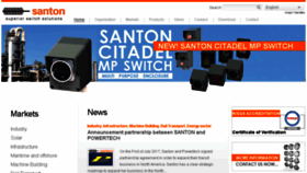 What Santonswitchgear.com website looked like in 2017 (6 years ago)