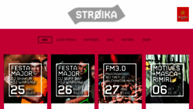 What Stroika.cat website looked like in 2017 (8 years ago)