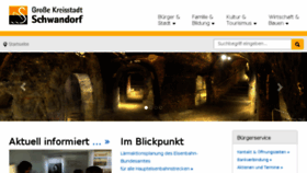 What Schwandorf.de website looked like in 2017 (6 years ago)