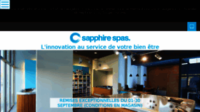 What Sapphirespas.fr website looked like in 2017 (6 years ago)
