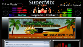 What Supermixfm.net website looked like in 2017 (6 years ago)