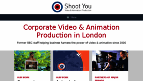 What Shootyou.co.uk website looked like in 2017 (6 years ago)
