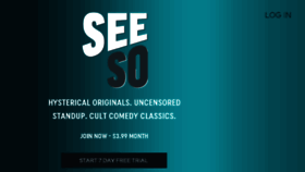What Seeso.com website looked like in 2017 (6 years ago)