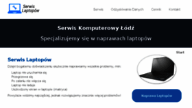 What Serwislodz.pl website looked like in 2017 (6 years ago)