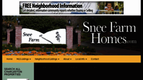 What Sneefarmhomes.com website looked like in 2017 (6 years ago)