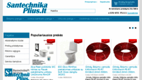 What Santechnikaplius.lt website looked like in 2017 (6 years ago)