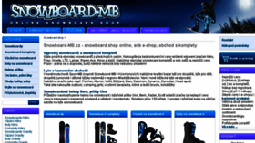 What Snowboard-mb.cz website looked like in 2017 (6 years ago)