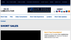 What Shortsaleinsandiego.com website looked like in 2017 (6 years ago)