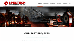 What Spectech.my website looked like in 2017 (6 years ago)
