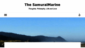 What Samuraimarineblog.com website looked like in 2017 (6 years ago)