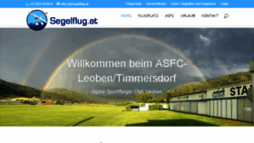 What Segelflug.at website looked like in 2017 (6 years ago)