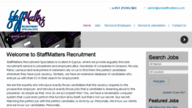 What Smstaffmatters.com website looked like in 2017 (6 years ago)