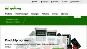 What Spelsberg.de website looked like in 2017 (6 years ago)