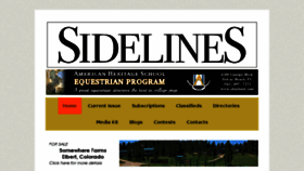 What Sidelinesnews.com website looked like in 2017 (6 years ago)