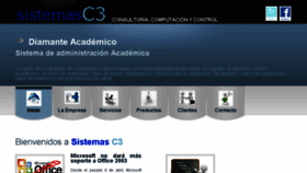 What Sistemasc3.com website looked like in 2017 (6 years ago)