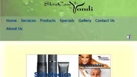 What Skincarebyvondi.com website looked like in 2017 (6 years ago)