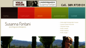 What Susannafontani.it website looked like in 2017 (6 years ago)