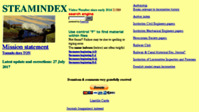 What Steamindex.com website looked like in 2017 (6 years ago)