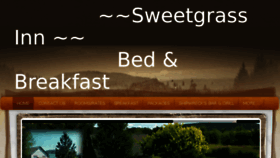 What Sweetgrassinn.com website looked like in 2017 (6 years ago)