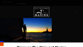 What Shipyardmarina.com website looked like in 2017 (6 years ago)