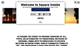 What Squaresmoke.com website looked like in 2017 (6 years ago)